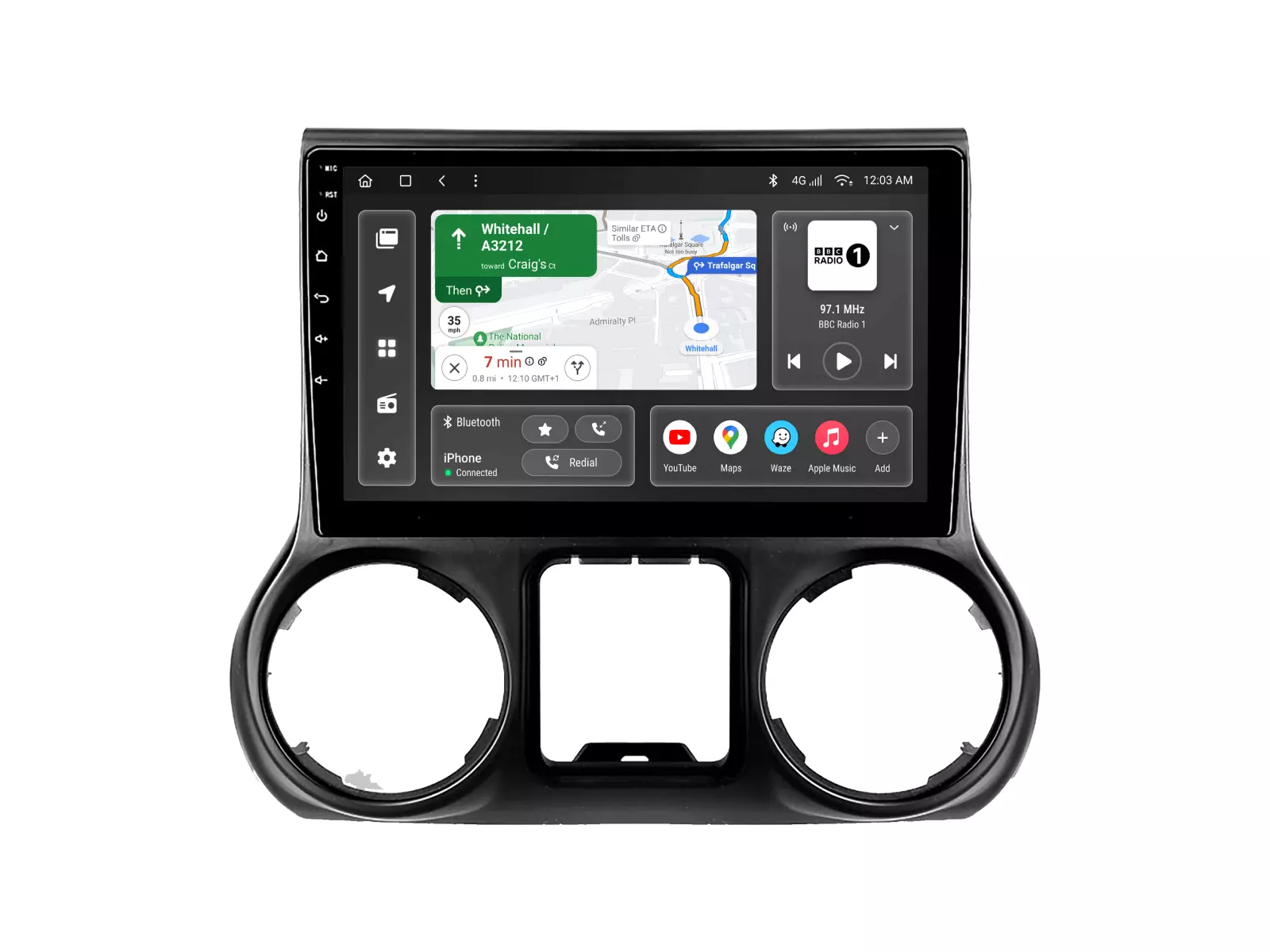 Мультимедийная автомобильная система Gazer T6510-JKF PRO MAX для Jeep Wrangler 3 (JK) 2010-2017 40331 Мультимедийная автомобильная система Gazer T6510-JKF PRO MAX для Jeep Wrangler 3 (JK) 2010-2017 40331