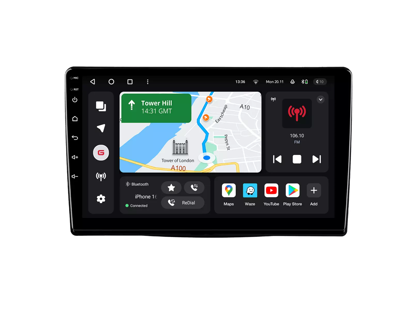Мультимедийная автомобильная система Gazer T6010-330 PRO MAX для Fiat 500L 2012-2017 38776