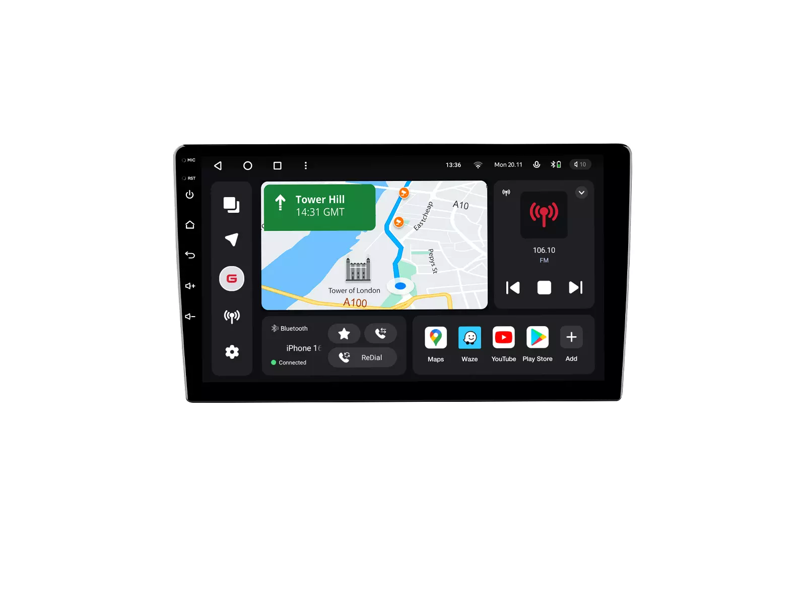 Мультимедийная автомобильная система Gazer T6009-T5/H PRO MAX для Universal 46007 Мультимедийная автомобильная система Gazer T6009-T5/H PRO MAX для Universal 46007