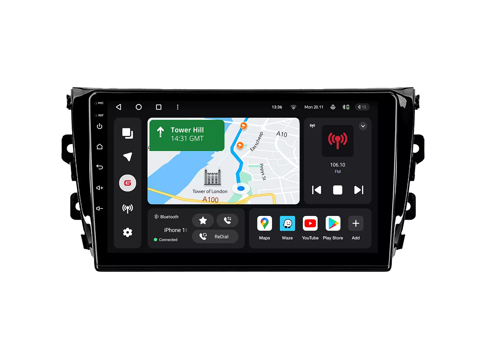 Мультимедийная автомобильная система Gazer T6010-T600 для Zotye T600 2014-2019 78892 Мультимедийная автомобильная система Gazer T6010-T600 для Zotye T600 2014-2019 78892