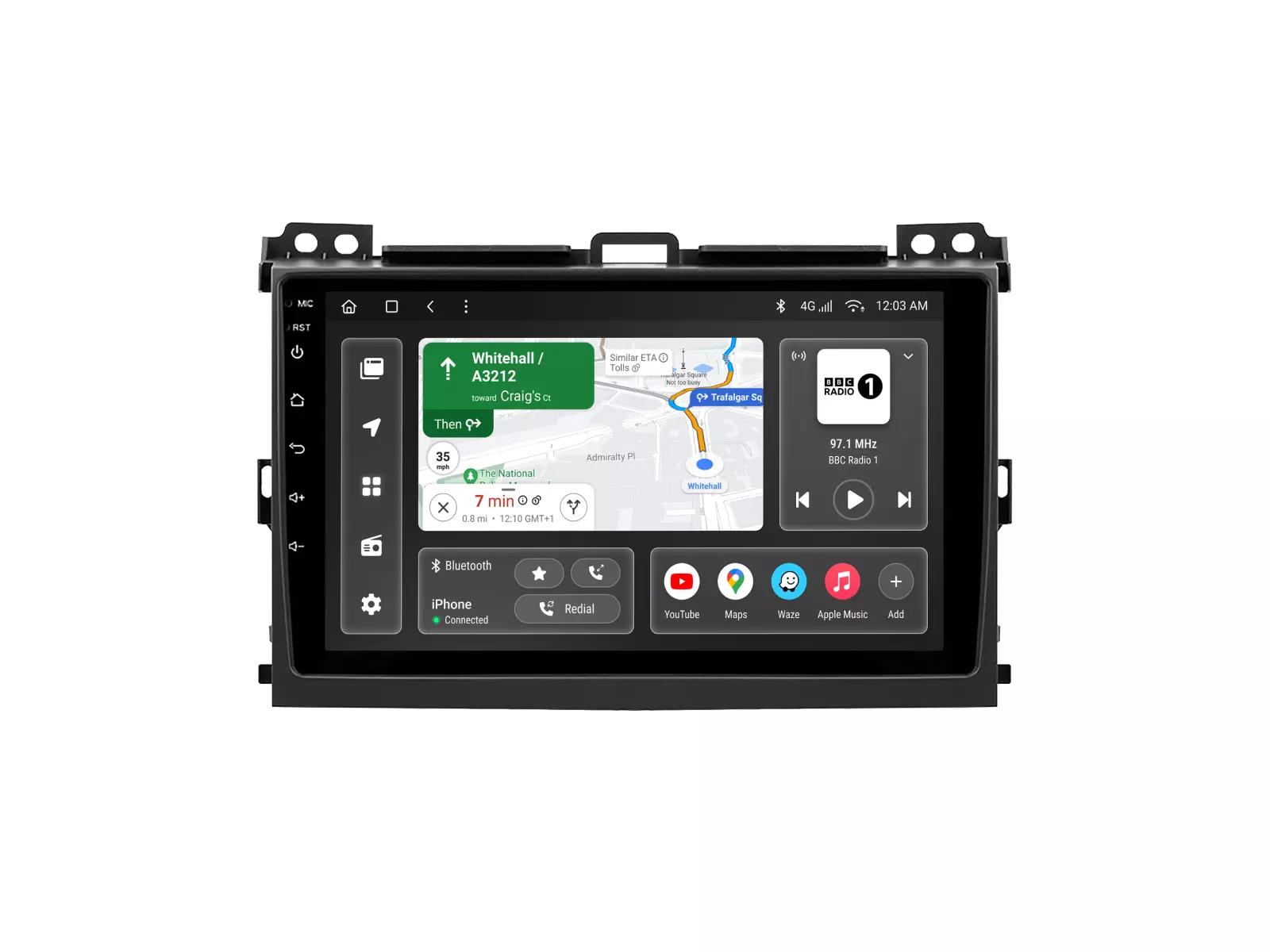 Мультимедійна автомобільна система Gazer T6009-J120/H PRO MAX до Toyota Land Cruiser Prado 3 (J120) 2002-2009 45863 Мультимедійна автомобільна система Gazer T6009-J120/H PRO MAX до Toyota Land Cruiser Prado 3 (J120) 2002-2009 45863