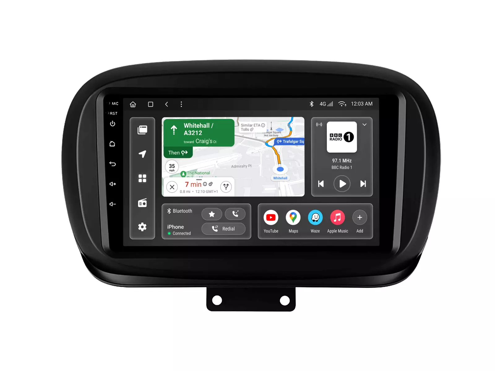 Мультимедийная автомобильная система Gazer T6009-334 PRO MAX для Fiat 500X 2014-2020 38781 Мультимедийная автомобильная система Gazer T6009-334 PRO MAX для Fiat 500X 2014-2020 38781