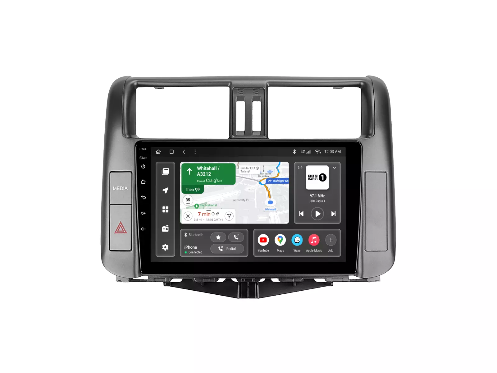 Мультимедийная автомобильная система Gazer T6009-J150/H PRO MAX для Toyota Land Cruiser Prado 4 (J150) 2009-2013 45890 Мультимедийная автомобильная система Gazer T6009-J150/H PRO MAX для Toyota Land Cruiser Prado 4 (J150) 2009-2013 45890