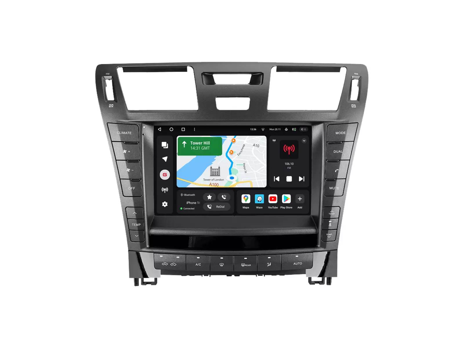 Мультимедийная автомобильная система Gazer T6009-XF40 PRO MAX для Lexus LS460 LS600H (XF40) 2006-2012 145249
