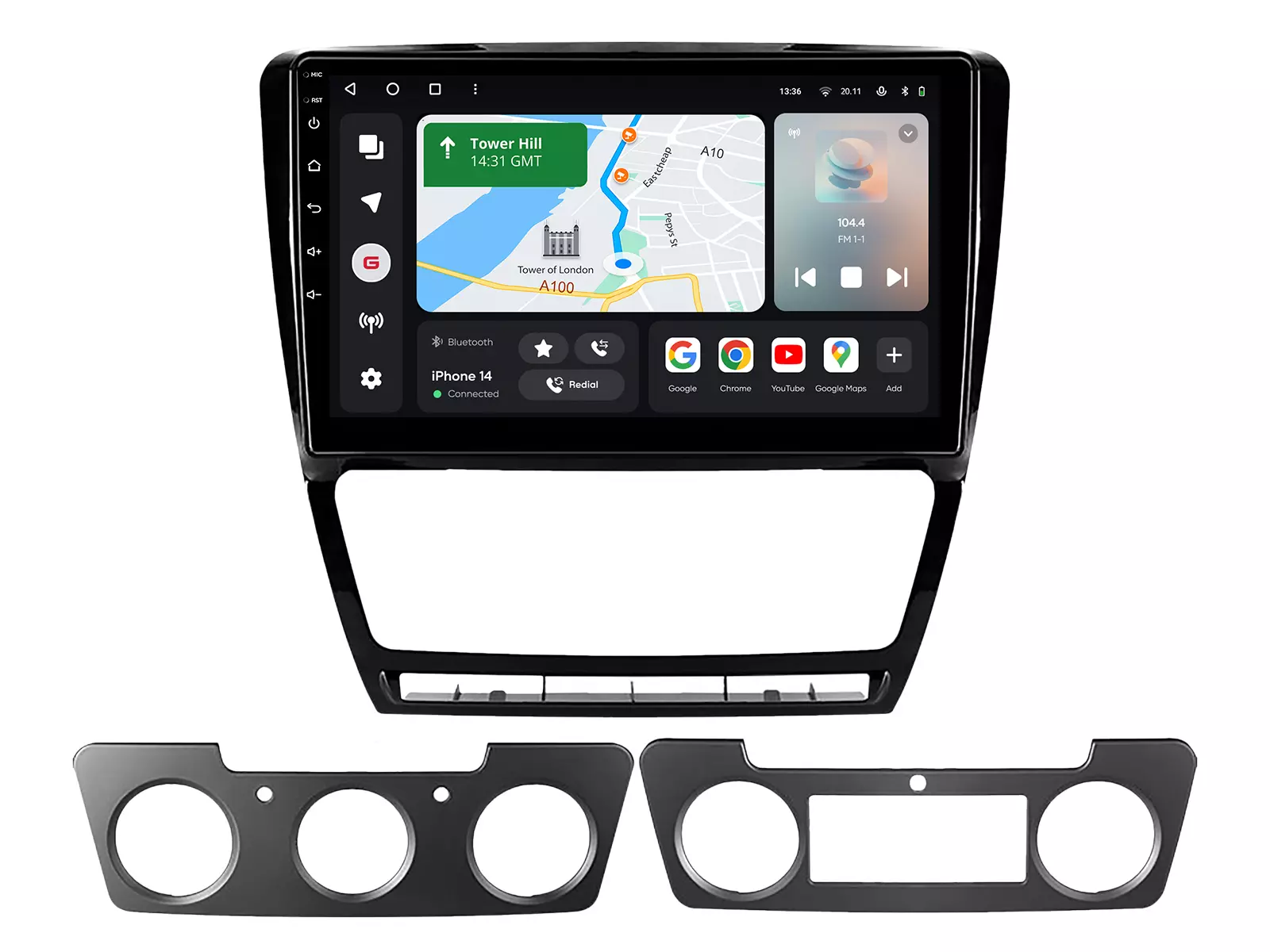 Мультимедийная автомобильная система Gazer T6510-1Z PRO MAX для Skoda Octavia 2, A5 (1Z) 2008-2013 44599 Мультимедийная автомобильная система Gazer T6510-1Z PRO MAX для Skoda Octavia 2, A5 (1Z) 2008-2013 44599