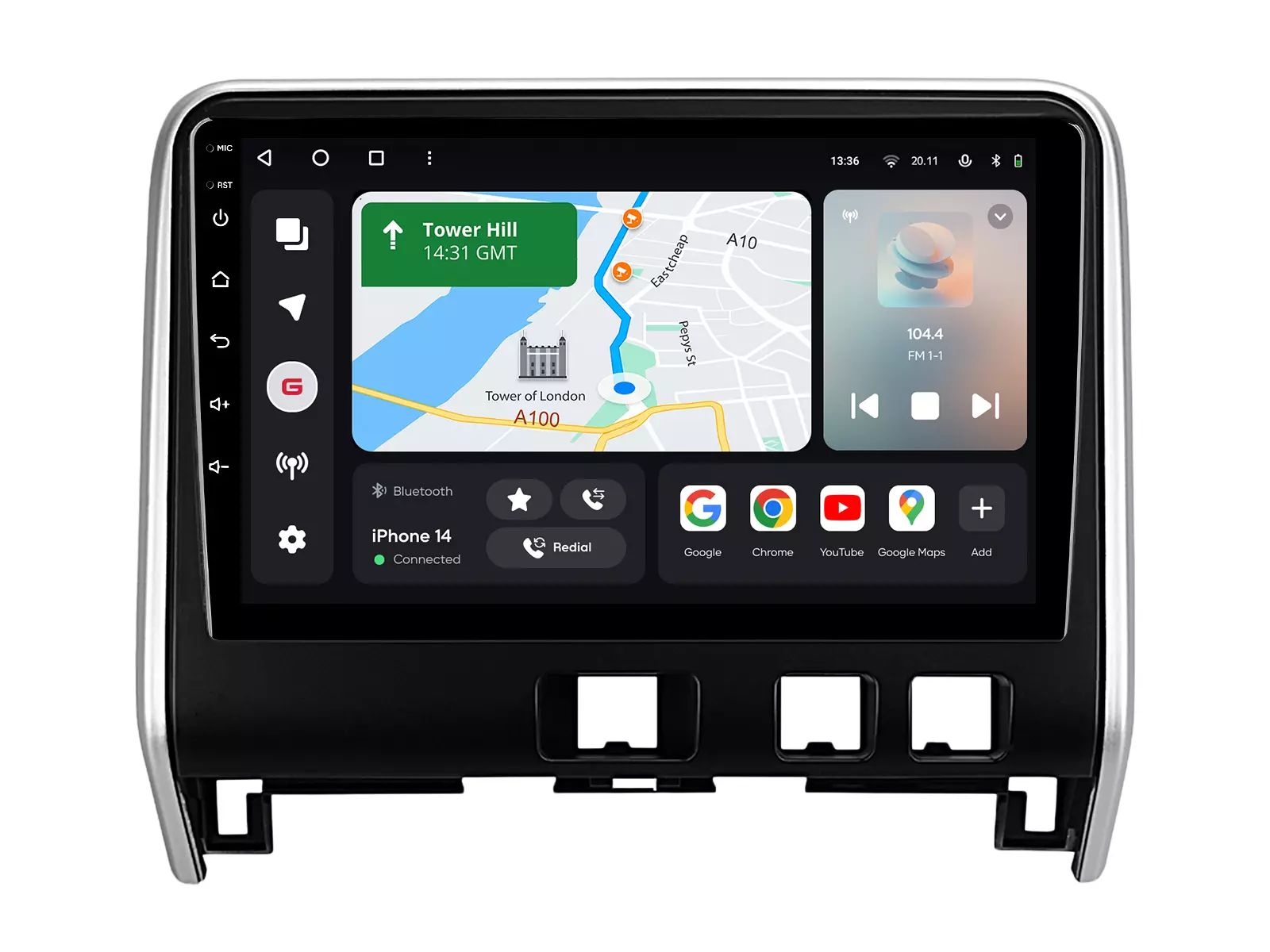 Мультимедийная автомобильная система Gazer T6009-C27/L PRO MAX для Nissan Serena 2016-2019 42857 Мультимедийная автомобильная система Gazer T6009-C27/L PRO MAX для Nissan Serena 2016-2019 42857