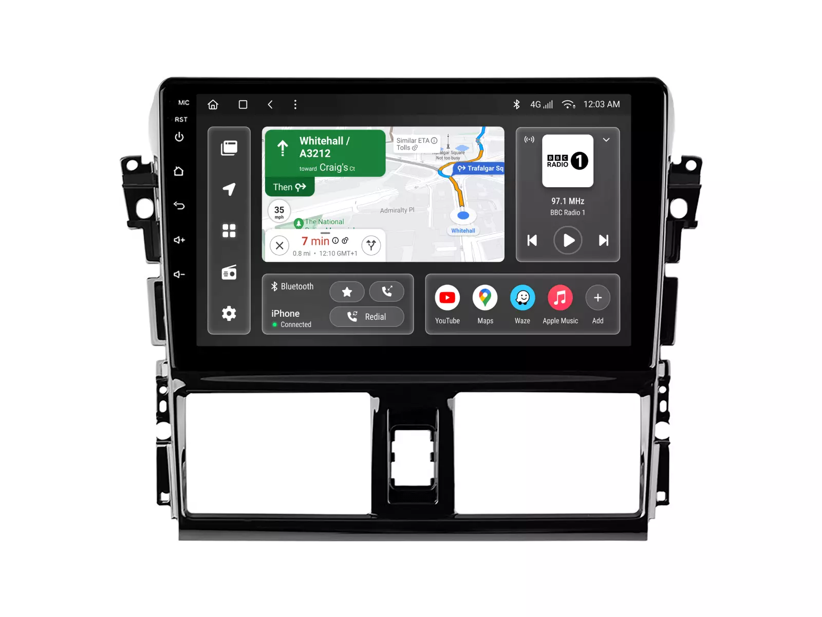 Мультимедійна автомобільна система Gazer T6010-XP150V PRO MAX до Toyota Vios 3 (XP150) 2013-2020 45350 Мультимедійна автомобільна система Gazer T6010-XP150V PRO MAX до Toyota Vios 3 (XP150) 2013-2020 45350