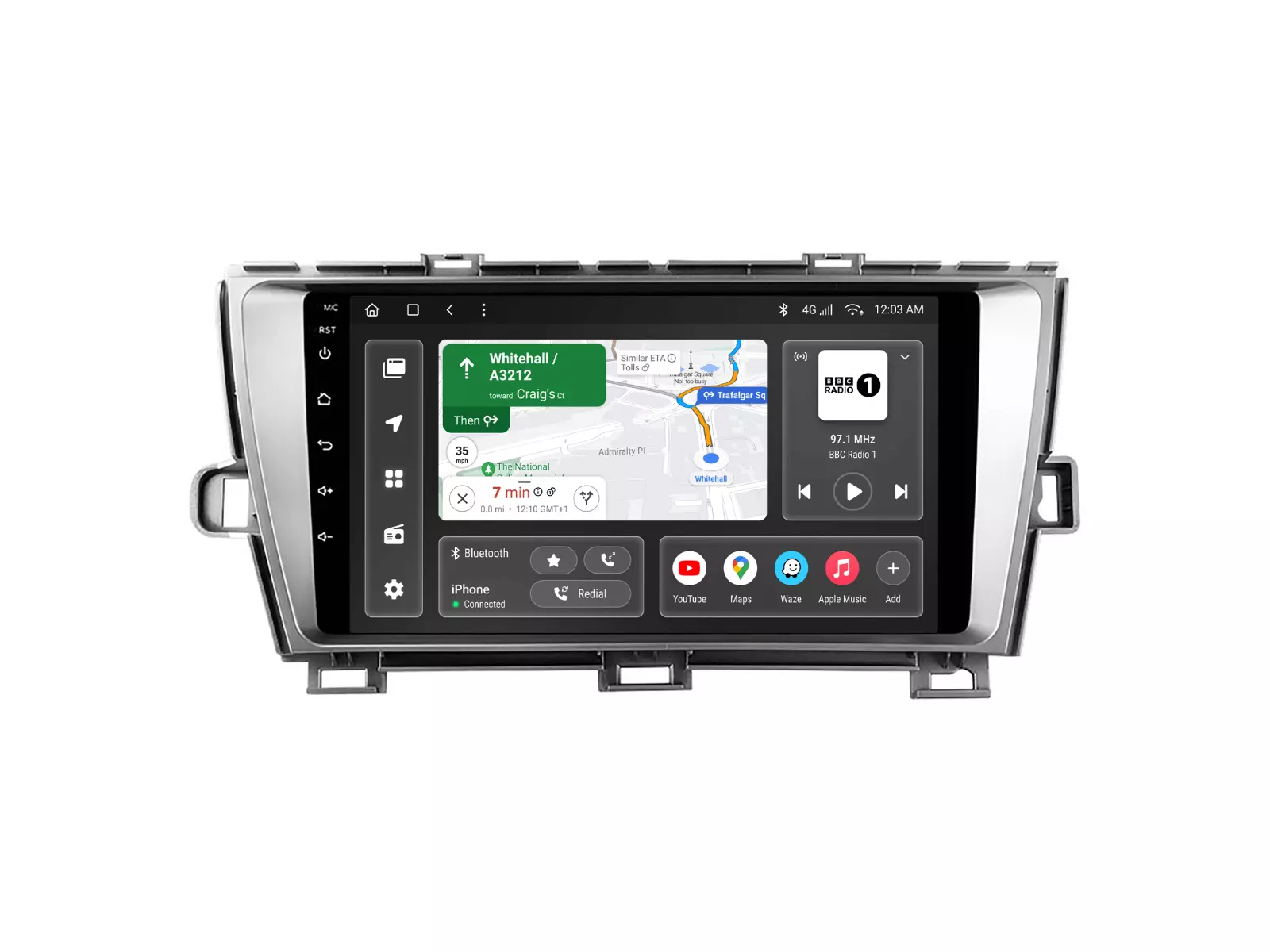 Мультимедійна автомобільна система Gazer T6009-XW30 PRO MAX до Toyota Prius 3 (XW30) 2009-2015 45232 Мультимедійна автомобільна система Gazer T6009-XW30 PRO MAX до Toyota Prius 3 (XW30) 2009-2015 45232
