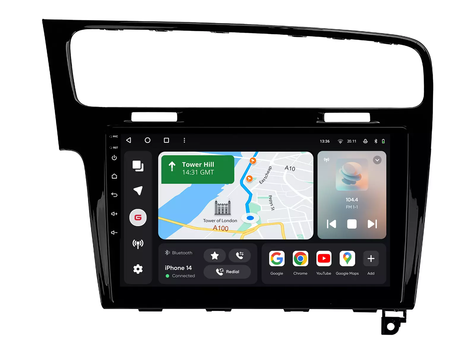 Мультимедійна автомобільна система Gazer T6510-5G/L PRO MAX до Volkswagen Golf 7 (5G) 2012-2020 46144 Мультимедійна автомобільна система Gazer T6510-5G/L PRO MAX до Volkswagen Golf 7 (5G) 2012-2020 46144