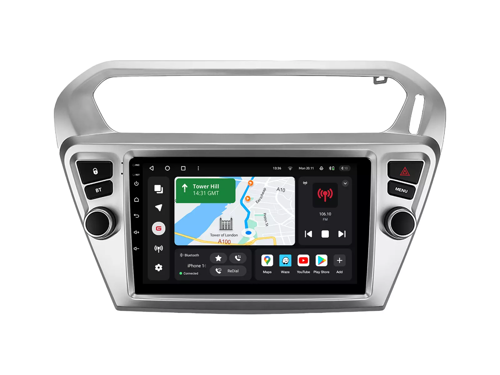 Мультимедійна автомобільна система Gazer T6009-ELS PRO до Peugeot 301 2012-2016 79468 Мультимедійна автомобільна система Gazer T6009-ELS PRO до Peugeot 301 2012-2016 79468