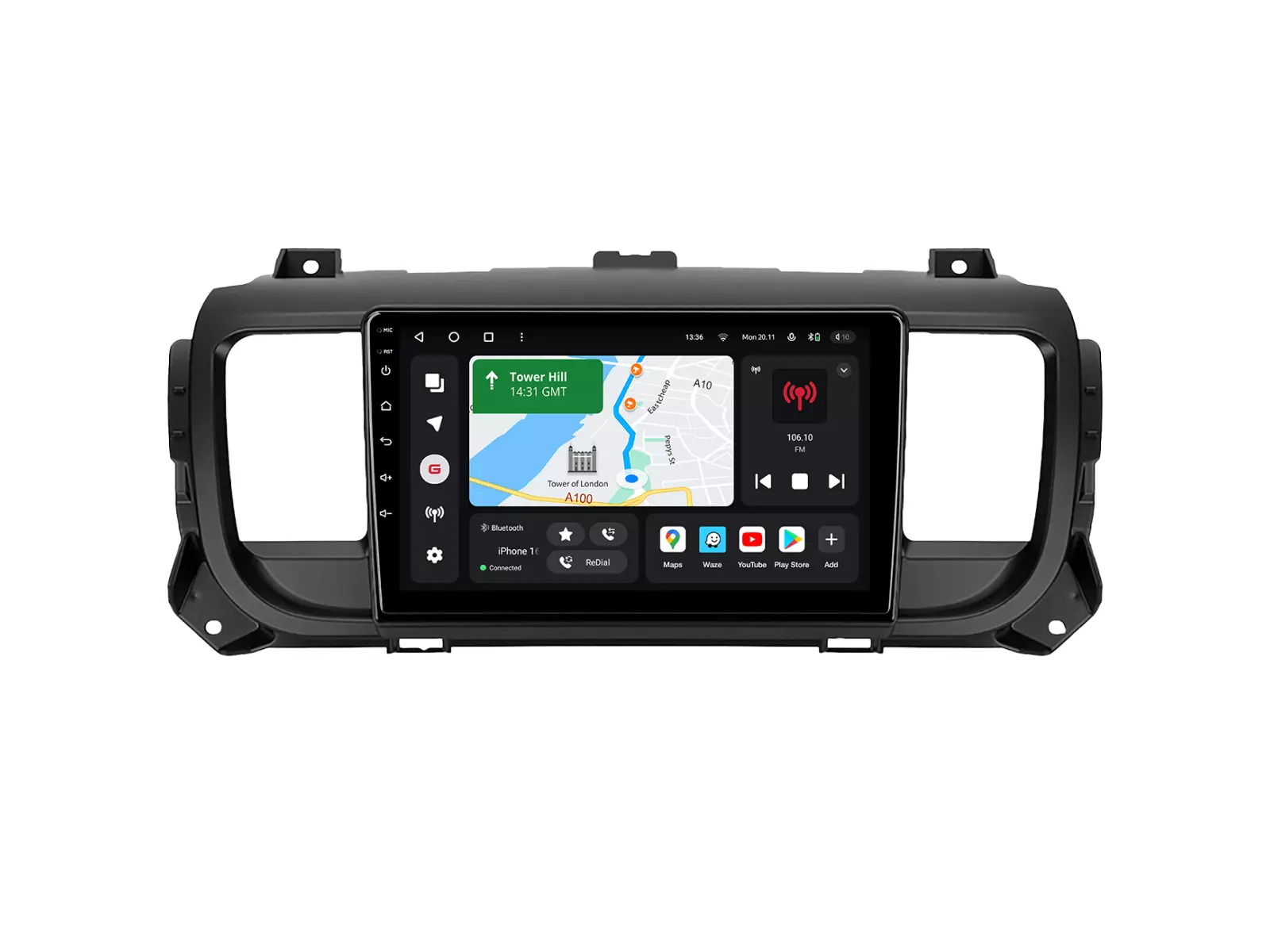 Мультимедийная автомобильная система Gazer T6009-EMP2 PRO MAX для Peugeot Expert 3 2016-2021 44116 Мультимедийная автомобильная система Gazer T6009-EMP2 PRO MAX для Peugeot Expert 3 2016-2021 44116