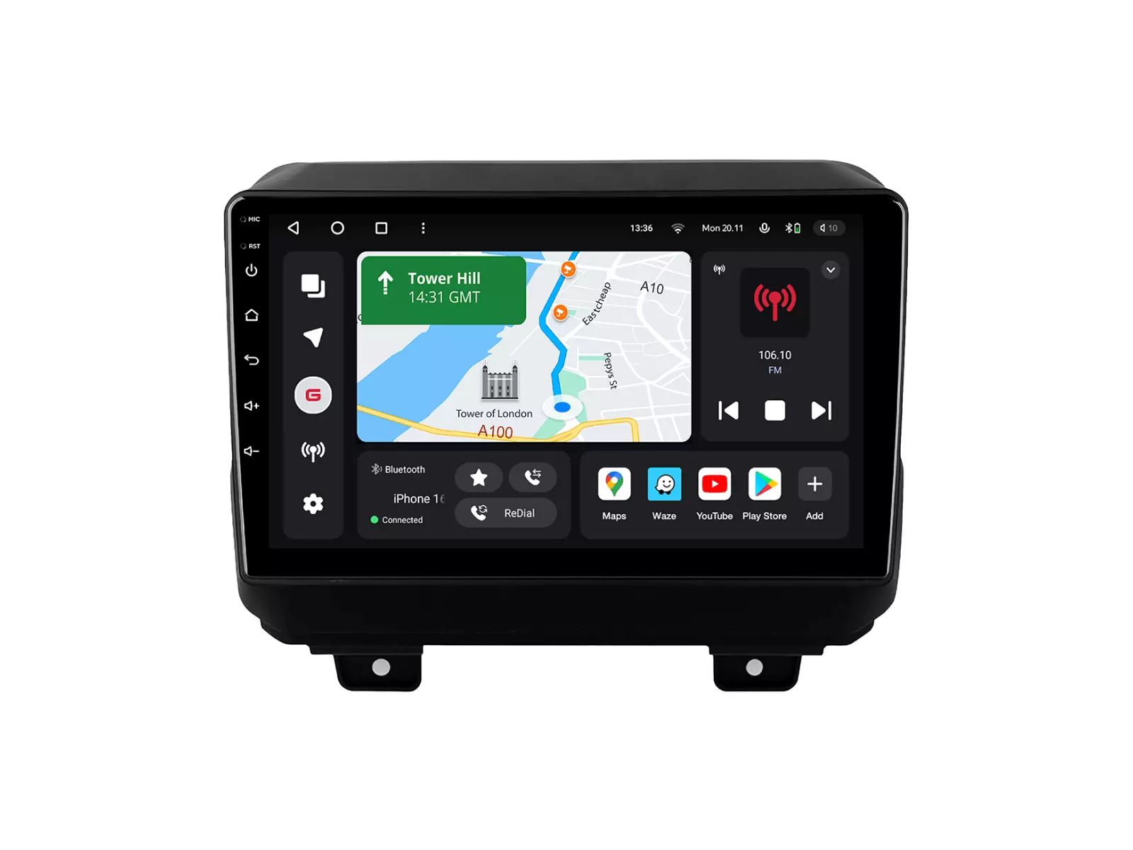 Мультимедийная автомобильная система Gazer T6010-JL PRO MAX для Jeep Wrangler 4 (JL) 2018-2019 40336