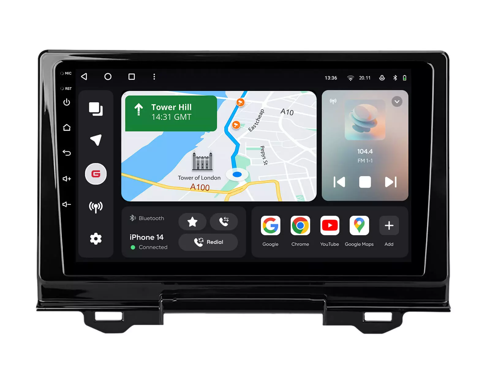 Мультимедійна автомобільна система Gazer T6009-RU PRO MAX до Honda Vezel, HR-V 2015-2018 39548 Мультимедійна автомобільна система Gazer T6009-RU PRO MAX до Honda Vezel, HR-V 2015-2018 39548