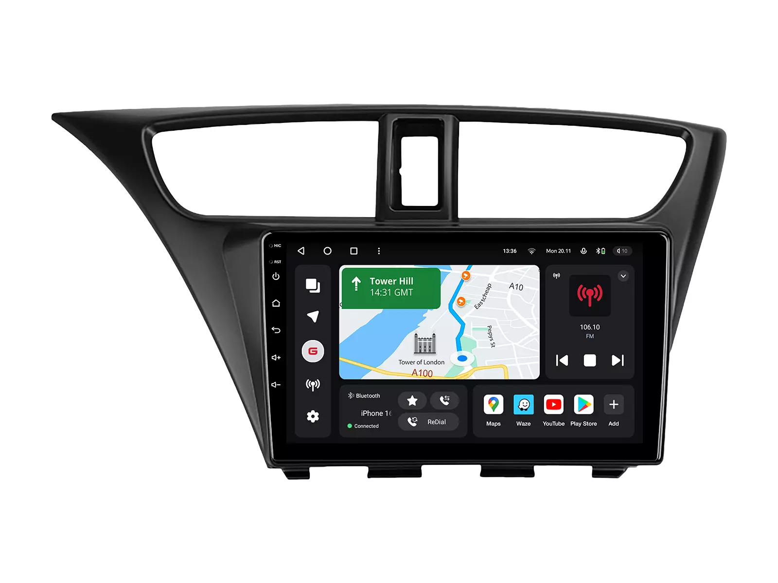 Мультимедийная автомобильная система Gazer T6009-FK1 PRO MAX для Honda Civic 9 FK FB 2012-2017 39432 Мультимедийная автомобильная система Gazer T6009-FK1 PRO MAX для Honda Civic 9 FK FB 2012-2017 39432