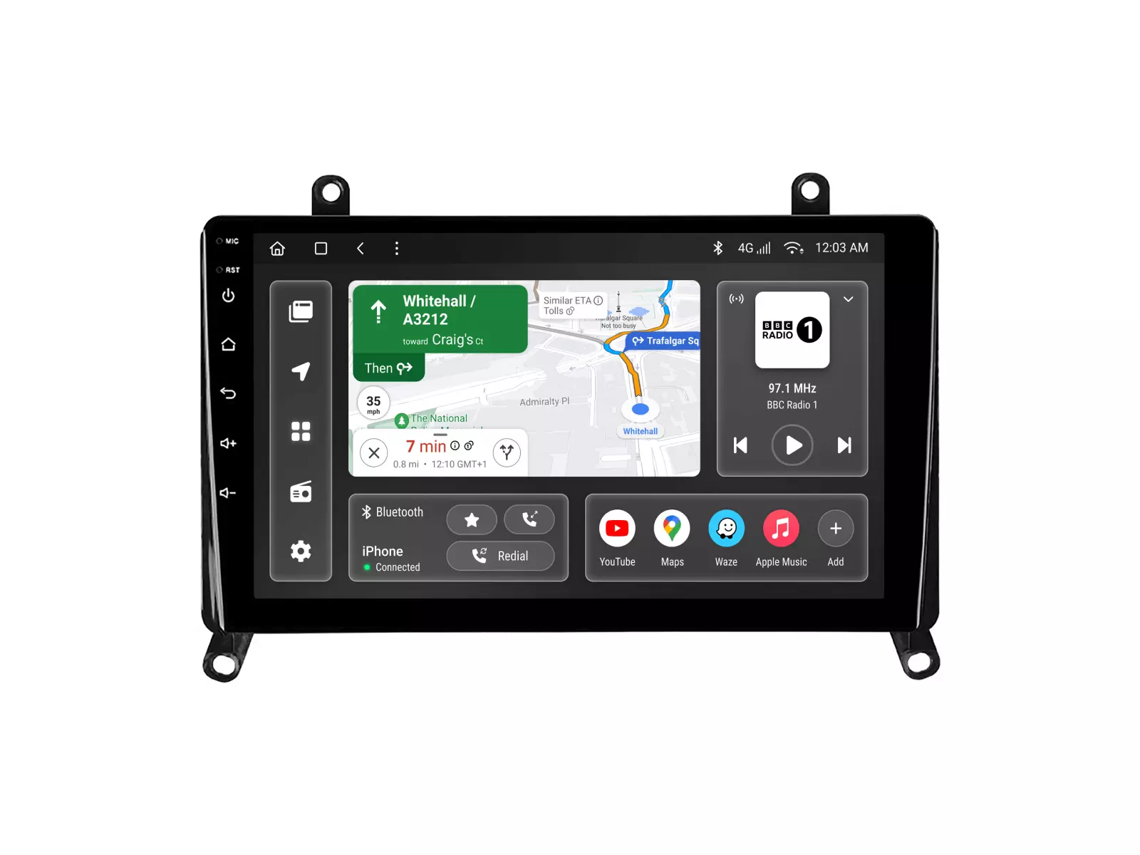 Мультимедийная автомобильная система Gazer T6009-H300/L PRO MAX для Toyota Hiace 6 (H300), GranAce 1 2019-2022 45985