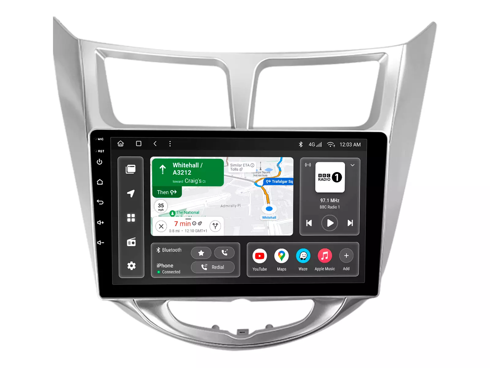Мультимедийная автомобильная система Gazer T6009-RB для Hyundai Solaris 1 (RB) 2010-2016 78284 Мультимедийная автомобильная система Gazer T6009-RB для Hyundai Solaris 1 (RB) 2010-2016 78284