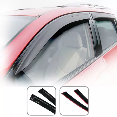 Дефлектори вікон Hic Toyota Avensis 2003-2009 Sedan (T37)