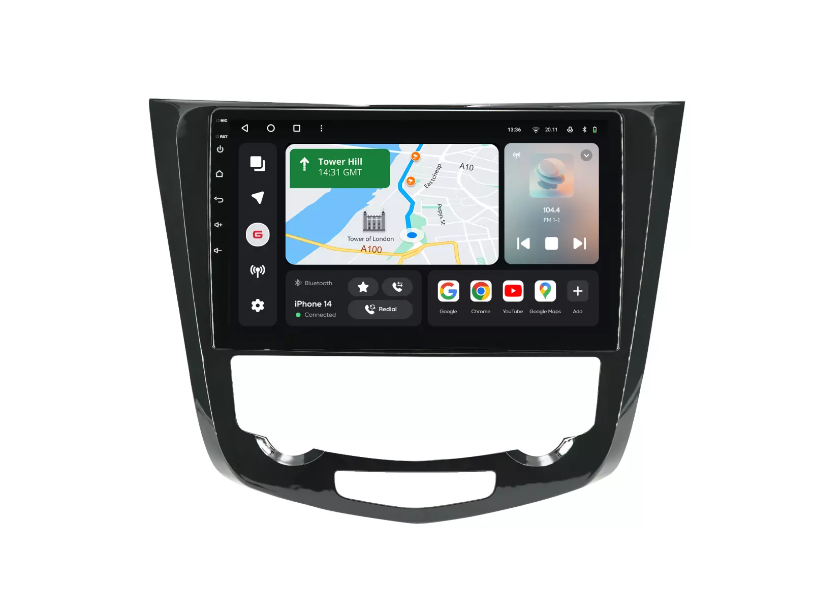 Мультимедійна автомобільна система Gazer T6510-T32/L PRO MAX до Nissan X-Trail 3, Qashqai 2 (Automatic air conditioning) 2013-2017 42980 Мультимедійна автомобільна система Gazer T6510-T32/L PRO MAX до Nissan X-Trail 3, Qashqai 2 (Automatic air conditioning) 2013-2017 42980