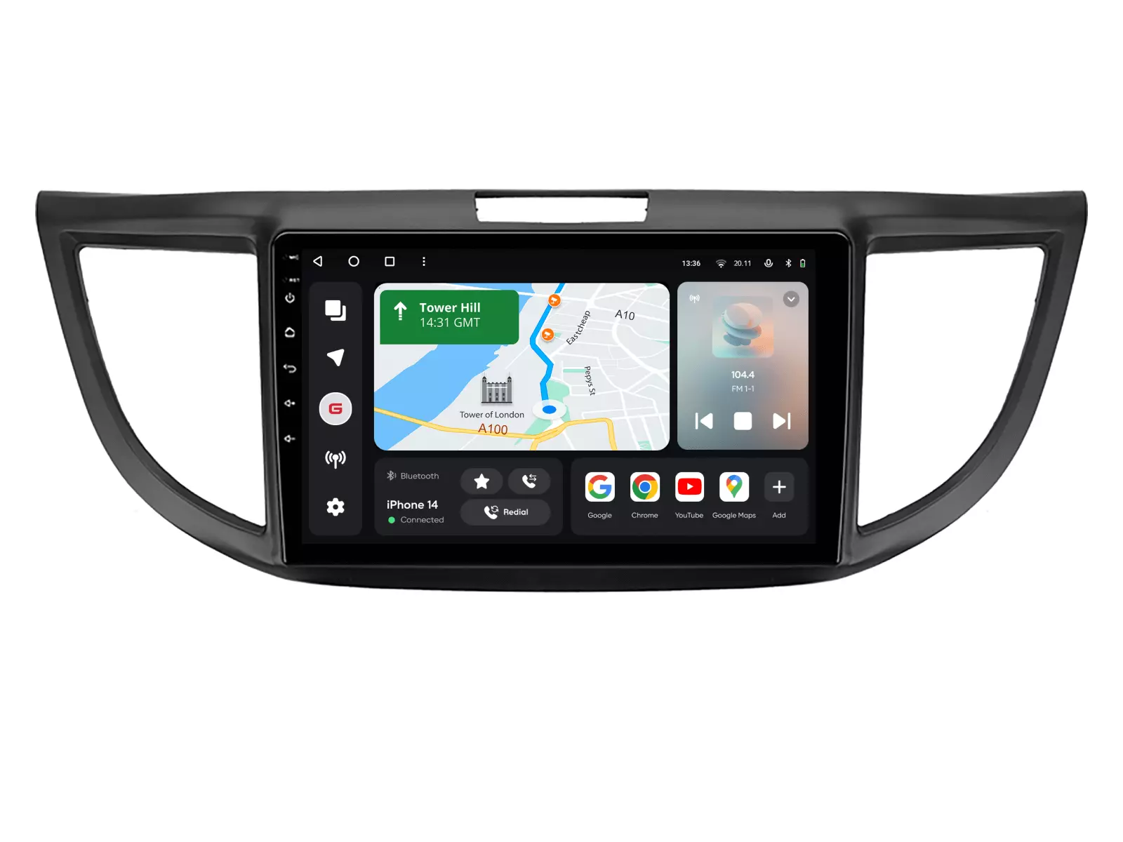 Мультимедийная автомобильная система Gazer T6009-RM/L PRO для Honda CR-V 4 (RM, RE) 2011-2018 79870 Мультимедийная автомобильная система Gazer T6009-RM/L PRO для Honda CR-V 4 (RM, RE) 2011-2018 79870