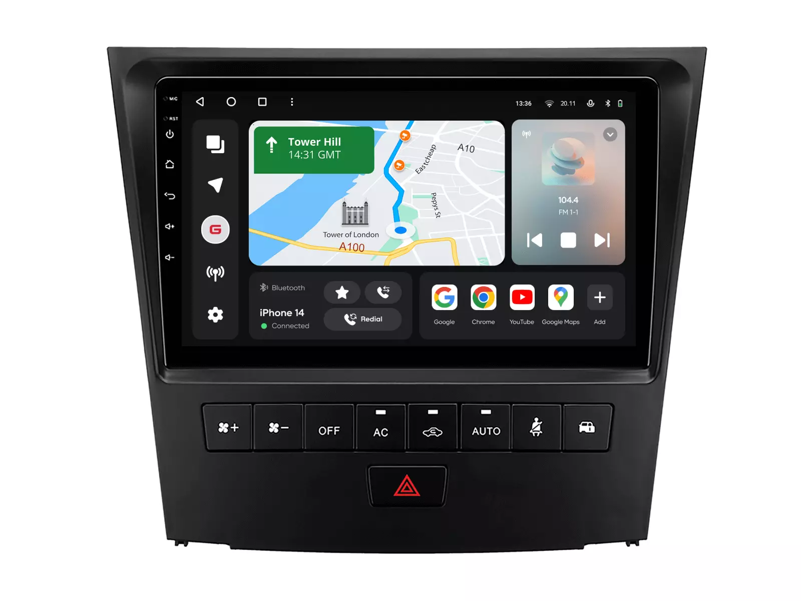 Мультимедийная автомобильная система Gazer T6009-S190 PRO MAX для Lexus GS300, GS350, GS400, GS430, GS450h, GS460 3 (S190) 2004-2011 41319 Мультимедийная автомобильная система Gazer T6009-S190 PRO MAX для Lexus GS300, GS350, GS400, GS430, GS450h, GS460 3 (S190) 2004-2011 41319