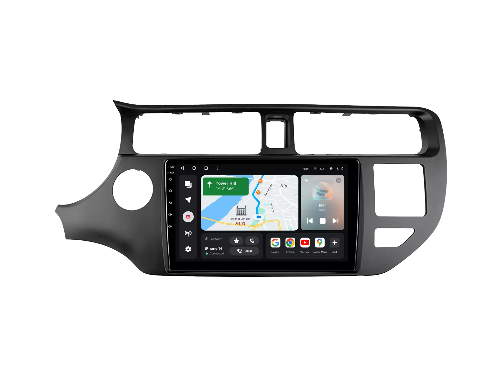 Мультимедийная автомобильная система Gazer T6009-QB PRO для Kia Rio 4 (QB) 2011-2015 79822 Мультимедийная автомобильная система Gazer T6009-QB PRO для Kia Rio 4 (QB) 2011-2015 79822