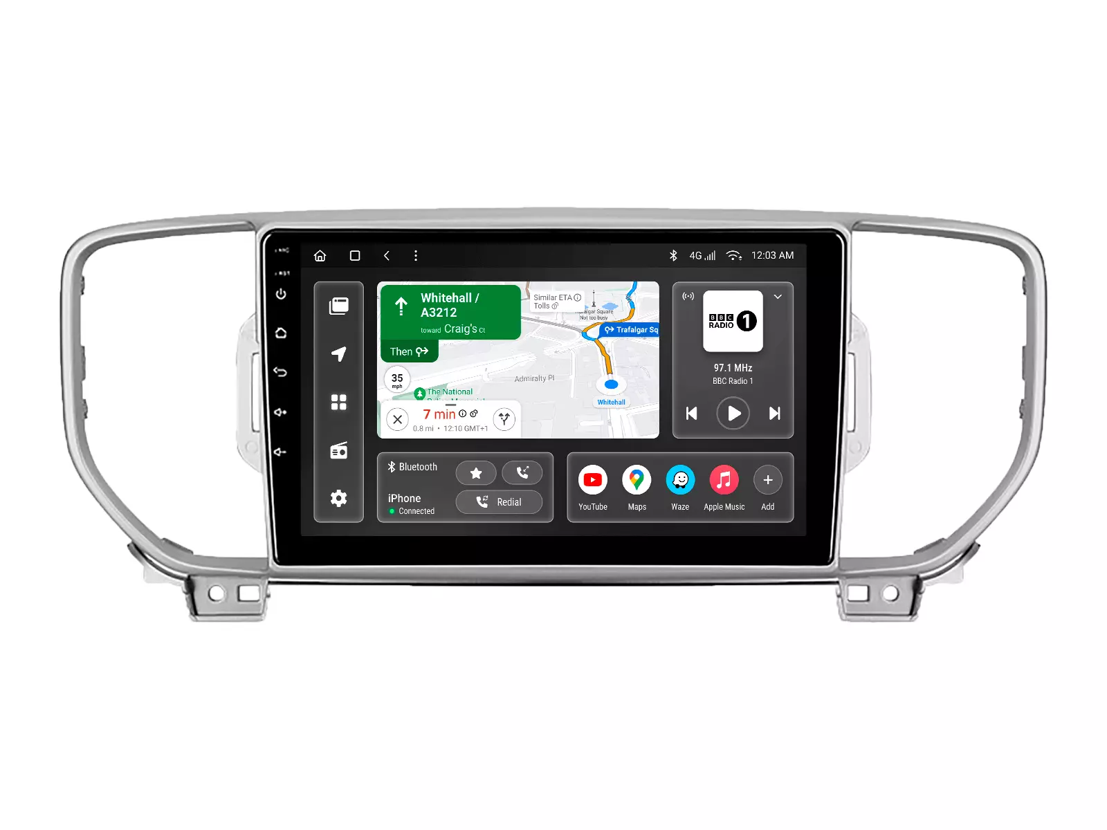 Мультимедійна автомобільна система Gazer T6009-QL/H PRO MAX до Kia Sportage 4 (QL) 2016-2018 40753 Мультимедійна автомобільна система Gazer T6009-QL/H PRO MAX до Kia Sportage 4 (QL) 2016-2018 40753