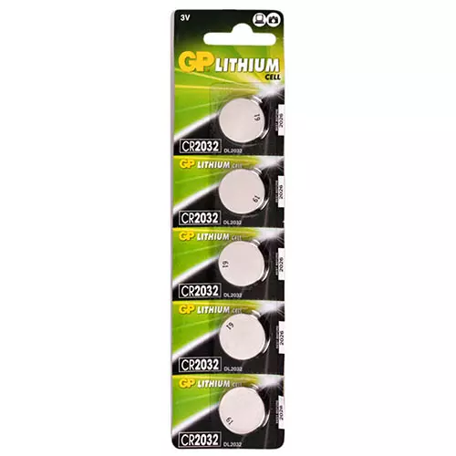 Батарейка GP Lithium Button Cell 3.0V CR2032-8U5 (CR2032) Батарейка GP Lithium Button Cell 3.0V CR2032-8U5 (CR2032)