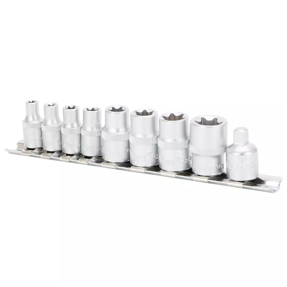 Набор насадок ULTRA Torx (4 шт. 1/4" 4 шт. 3/8") с переходником CrV (6086012) Набор насадок ULTRA Torx (4 шт. 1/4" 4 шт. 3/8") с переходником CrV (6086012)
