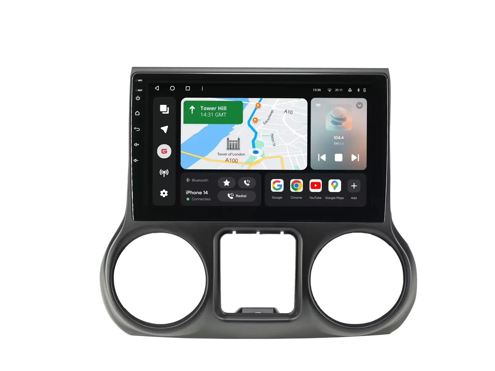 Мультимедийная автомобильная система Gazer T6010-JKF PRO MAX для Jeep Wrangler 3 (JK) 2010-2017 40328 Мультимедийная автомобильная система Gazer T6010-JKF PRO MAX для Jeep Wrangler 3 (JK) 2010-2017 40328