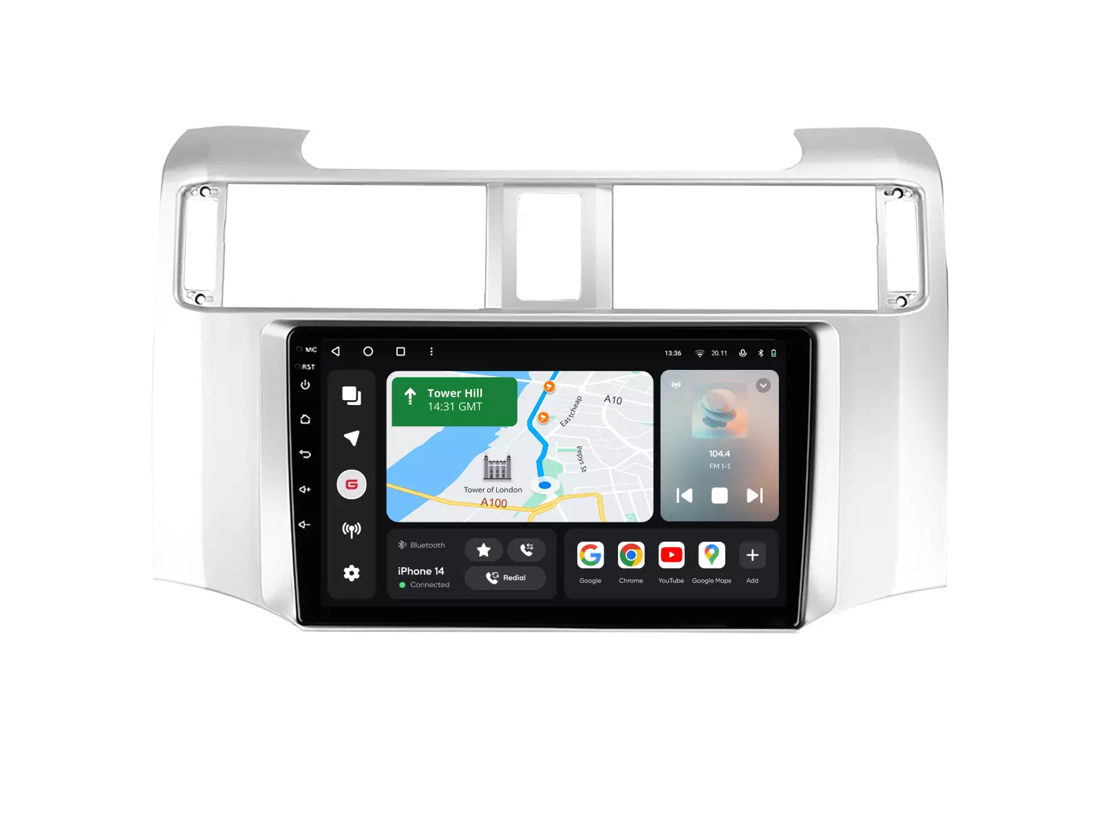 Мультимедийная автомобильная система Gazer T6009-N280 для Toyota 4Runner 5 (N280) 2009-2020 78204 Мультимедийная автомобильная система Gazer T6009-N280 для Toyota 4Runner 5 (N280) 2009-2020 78204