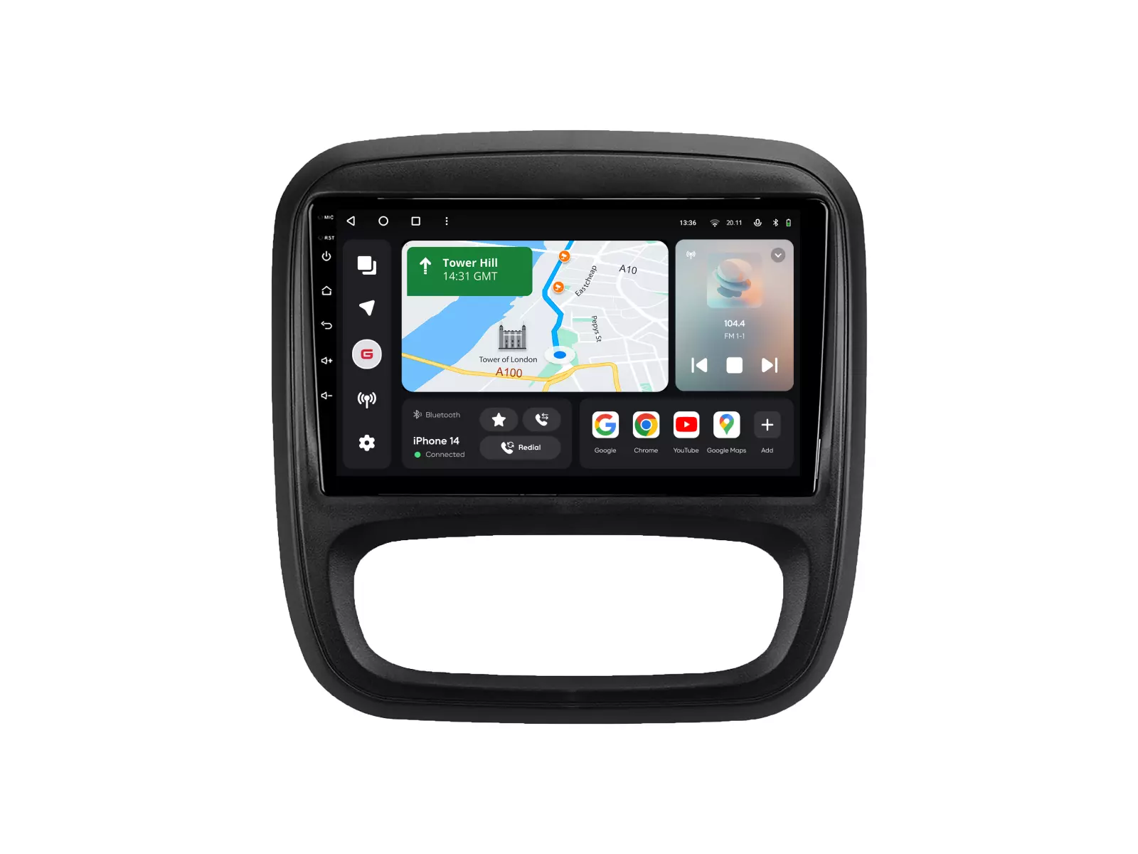 Мультимедийная автомобильная система Gazer T6009-X82 PRO MAX для Opel Vivaro B 2014-2018 43240 Мультимедийная автомобильная система Gazer T6009-X82 PRO MAX для Opel Vivaro B 2014-2018 43240