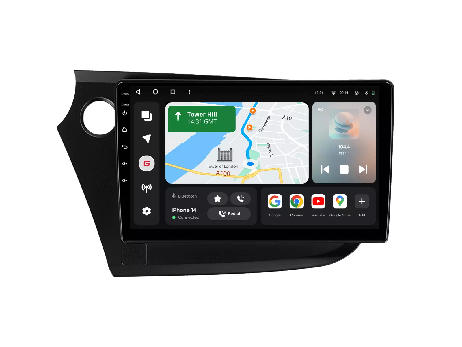Мультимедийная автомобильная система Gazer T6009-ZE2 PRO MAX для Honda Insight 2 2009-2014 39385 Мультимедийная автомобильная система Gazer T6009-ZE2 PRO MAX для Honda Insight 2 2009-2014 39385