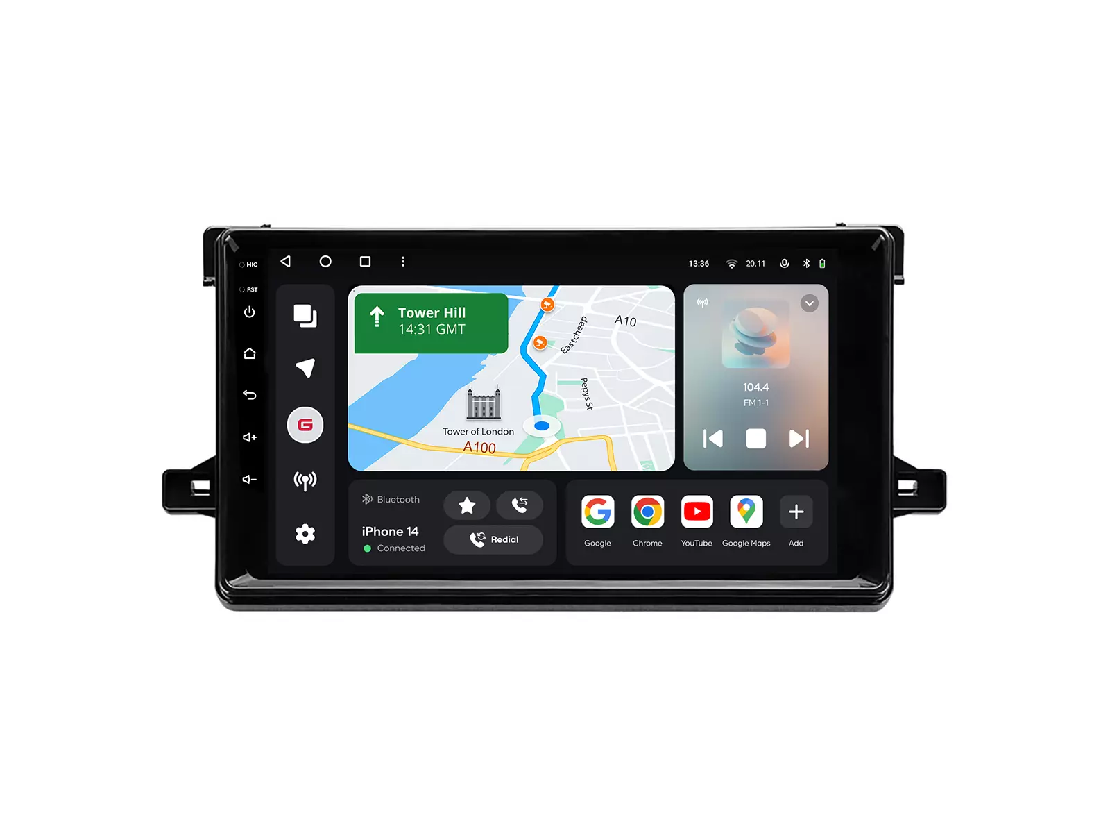 Мультимедийная автомобильная система Gazer T6010-AW для Volkswagen Polo 6 (AW) 2020-2022 78692
