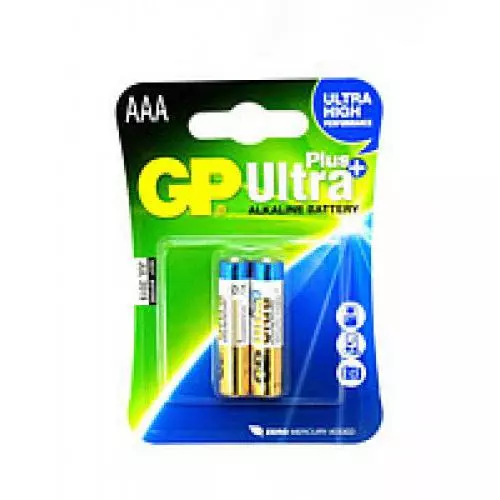 Батарейка GP ULTRA PLUS ALKALINE 1.5V 24AUP-U2 LR03 AUP, AAA (4891199100307)