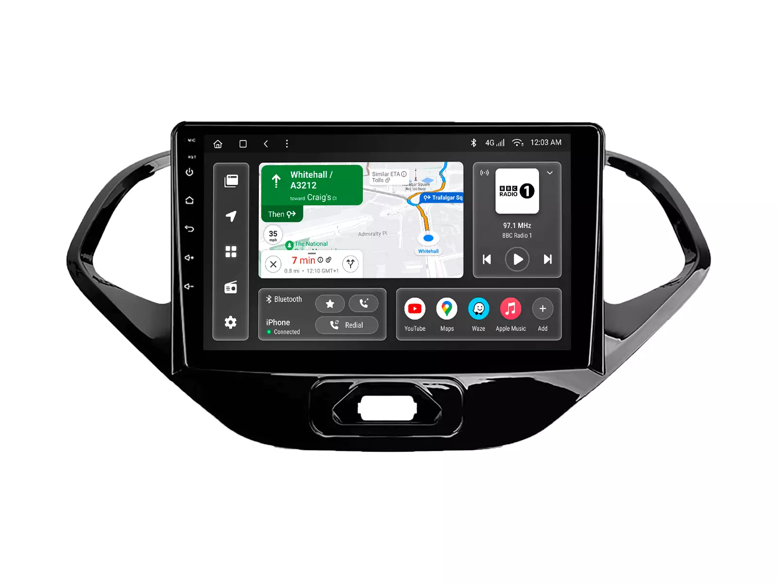 Мультимедийная автомобильная система Gazer T6009-B562 PRO MAX для Ford Figo 2015-2018 38831 Мультимедийная автомобильная система Gazer T6009-B562 PRO MAX для Ford Figo 2015-2018 38831