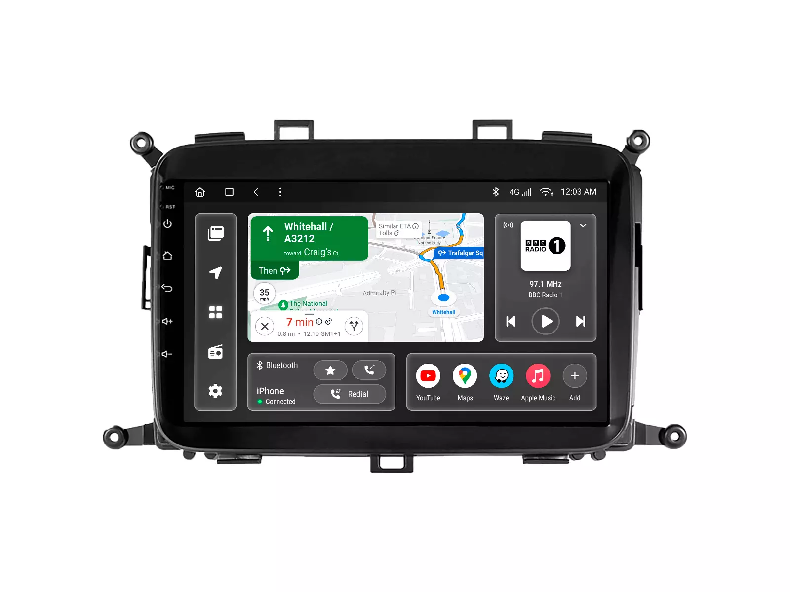 Мультимедійна автомобільна система Gazer T6009-RP PRO MAX до Kia Carens 3 (RP) 2013-2019 40683
