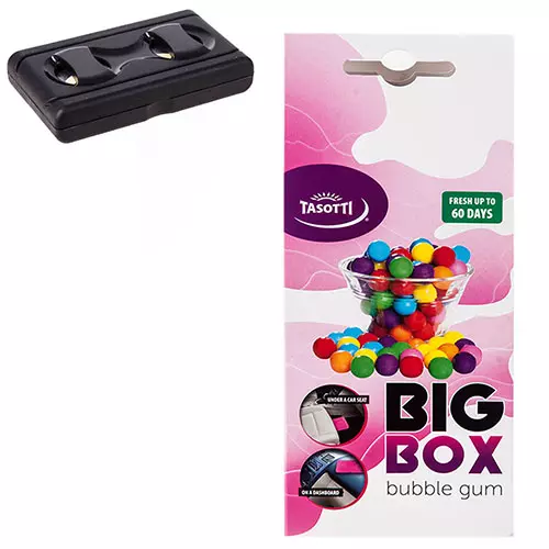 Ароматизатор Tasotti під сидіння Big box Bluble gum 58 г (115744) Ароматизатор Tasotti під сидіння Big box Bluble gum 58 г (115744)