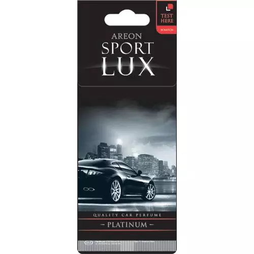 Освежитель воздуха AREON Sport Lux сухой, листок Platinum (SL03)