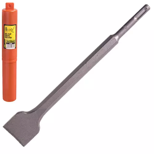 Зубило Alloid SDS-plus по бетону плоское 14x250х40мм (С-1425040)