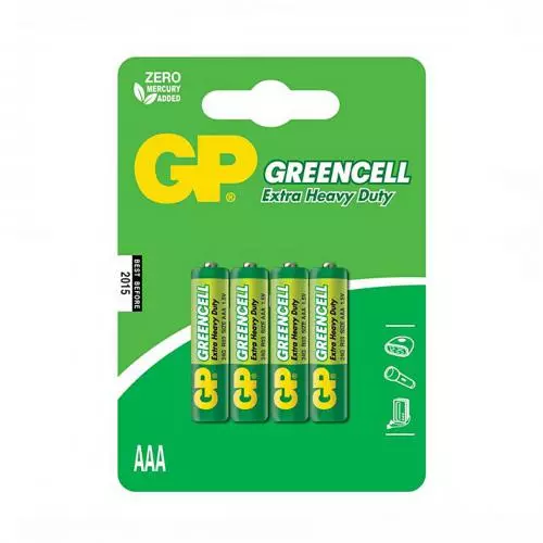 Батарейка GP GREENCELL 1.5V 24G-U4, R03, ААA (4891199000478) Батарейка GP GREENCELL 1.5V 24G-U4, R03, ААA (4891199000478)