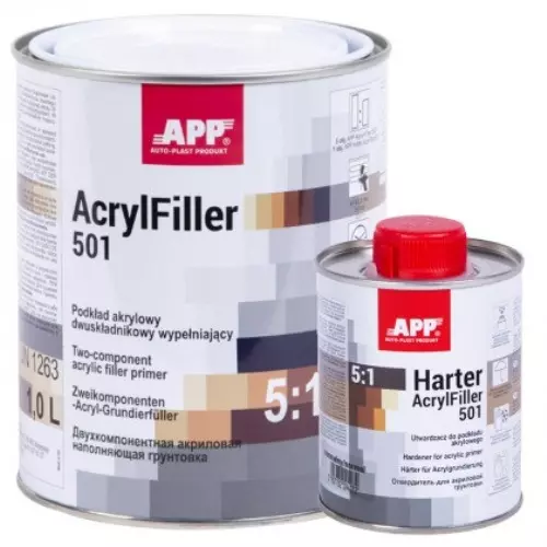 Грунт акриловий APP 2K HS Acrylfiller 5:1 чорний 0.2 л (020409) (020506) Грунт акриловий APP 2K HS Acrylfiller 5:1 чорний 0.2 л (020409) (020506)