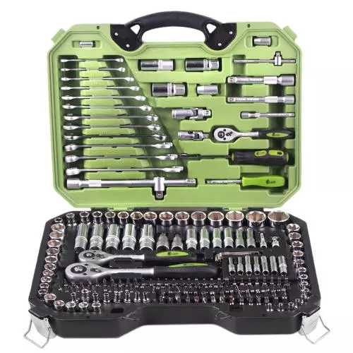 Универсальный набор инструмента Alloid 1/4" & 3/8"&1/2", 218 предм. (НГ-4218П) Универсальный набор инструмента Alloid 1/4" & 3/8"&1/2", 218 предм. (НГ-4218П)