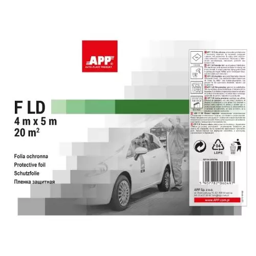 Плівка APP F LD захисна 4мх5м 4мкм (070704) Плівка APP F LD захисна 4мх5м 4мкм (070704)