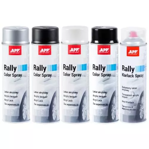 Краска APP Rally Color Spray белая 600 мл (210111) Краска APP Rally Color Spray белая 600 мл (210111)