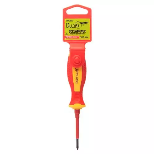 Викрутка Alloid 1000В VDE хрест PH0 3х60мм (SD-03060)