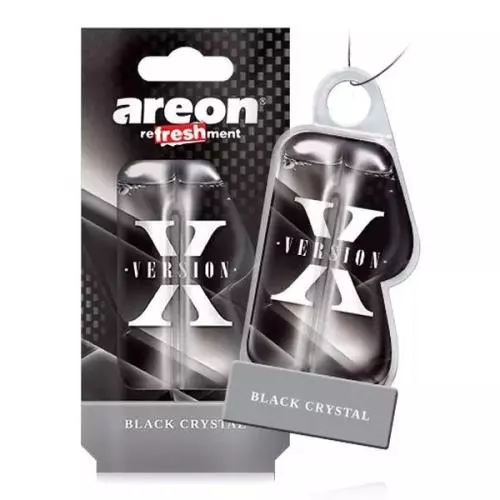 Освежитель воздуха AREON "LIQUID" X-Version жидкий, листок Black Crystal 8,5 мл (LCX01)