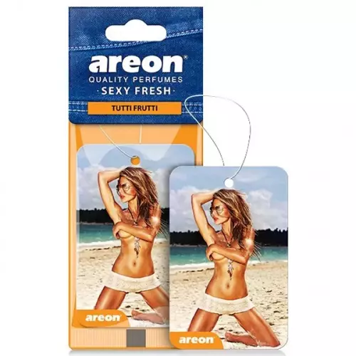 Освежитель воздуха AREON Sexy Fresh сухой, листок Tutti frutti (ASF05)