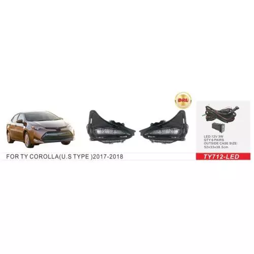 DLAA TY-712-LED/DRL Протитуманна фара