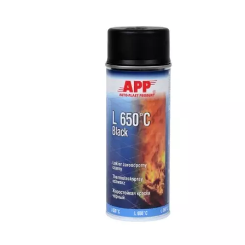 Фарба APP L650хC Black Spray чорна 400 мл (210431) Фарба APP L650хC Black Spray чорна 400 мл (210431)