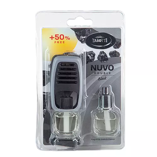 Ароматизатор Tasotti на дефлектор Nuvo Double Blister Black 8 мл 12 шт (102811)